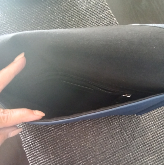 BCBGeneration Deep Blue Envelope Clutch - Picture 5 of 6